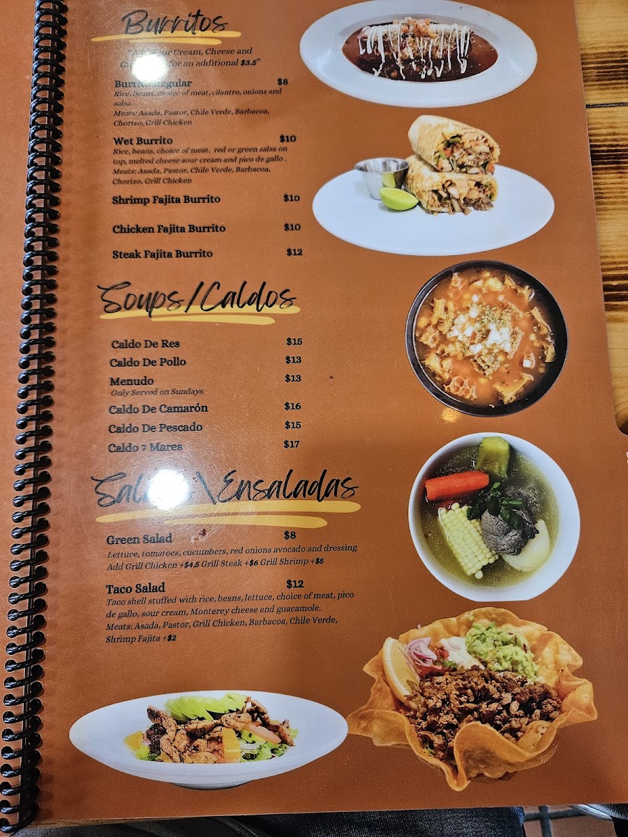 El Rinconcito Restaurante y Cafe Menu - Image 3